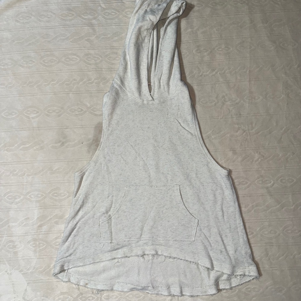 Free People Oversized Sleevless Hoodie